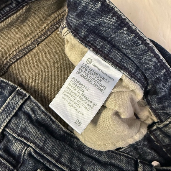 AG Adriano Goldschmied Jeans Alexxis Straight High-Rise Vintage Fit Size 28 6